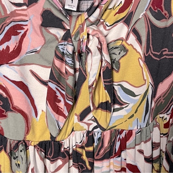 Torrid | Floral Super Soft Bow Front Skater Dress, Size 1 (1X | 14-16) - Picture 5 of 10